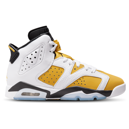 

Jordan Boys Jordan Retro 6 - Boys' Grade School Shoes Black/White/Yellow Ochre Size 07.0