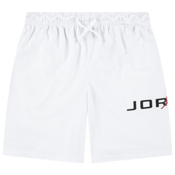 Boys' Grade School - Jordan Baseline Mesh Shorts - Multi/White