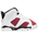 Jordan Retro 6 - Boys' Toddler White/Carmine/Black
