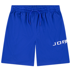 Boys' Grade School - Jordan Baseline Mesh Shorts - Racer Blue/Multi