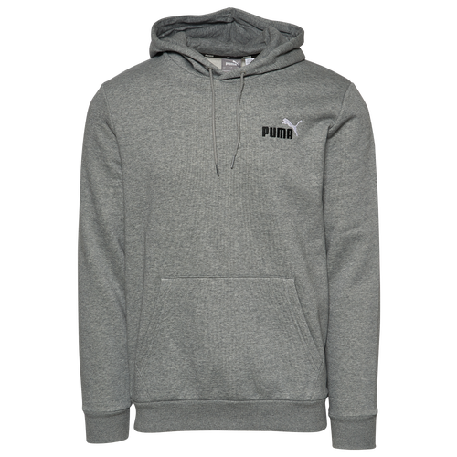 

PUMA Mens PUMA Essential Small Logo Fleece Hoodie - Mens Grey/Black/White Size S