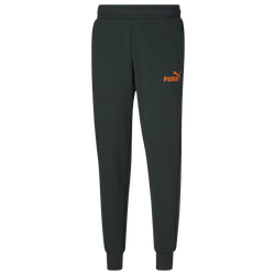Men's - PUMA ESS+ Embroidery Fleece Pants - Green/Green