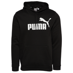 Men's - PUMA Essential Big Logo Hoodie - Black/White