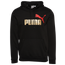 PUMA Essential Big Logo Hoodie - Men's Black/Gold/Red