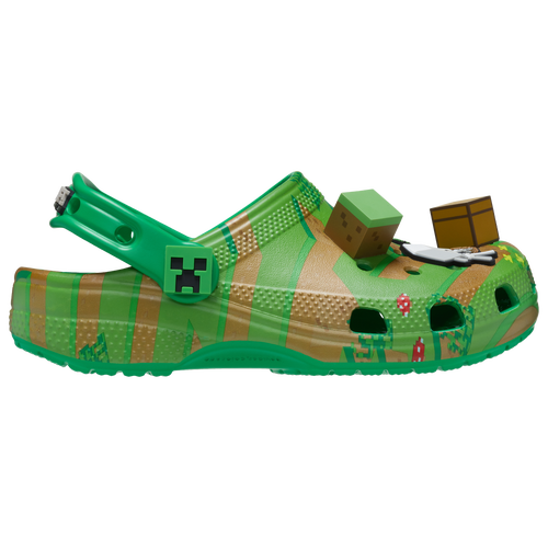 

Crocs Boys Crocs Classic Minecraft Clogs - Boys' Preschool Shoes Green/Multi Size 3.0