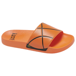 Men's - All City By Just Don Embossed Slides  - Orange/Orange