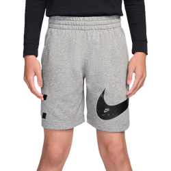 Boys' Grade School - Nike KSW Club FT NRG Short  - Grey/Black