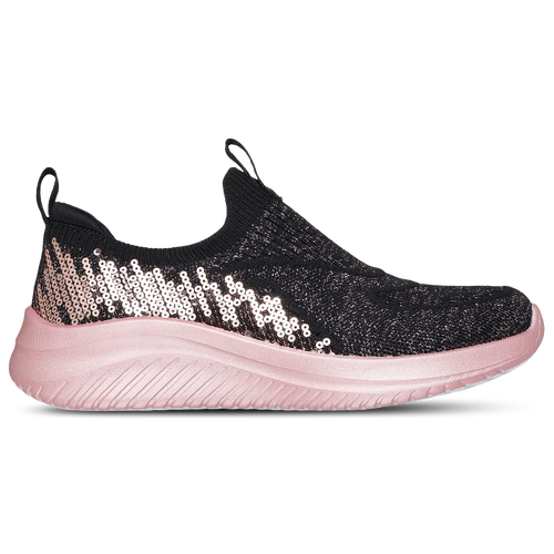 Girls Preschool Skechers Skechers Ultra Flex 3.0 - Girls' Preschool Shoe Black/Pink Size 01.0