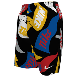 Boys' Grade School - Nike Tossed Flags 7" Volley Shorts  - Multi/Black