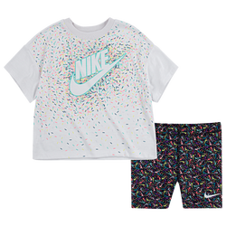 Filles, maternelle - Nike Ensemble Sprinkles - Blanc/Multi