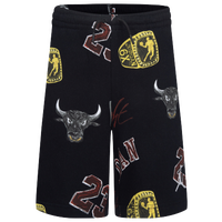 Emme Jordan Junior's Fuzzy Plush Pajama Shorts - Red & Black Buffalo Plaid  - Medium