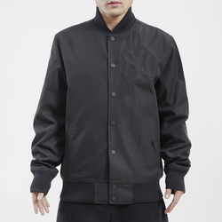 Men's - Pro Standard Yankees Neutral Twill Jacket - Moss/Moss