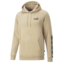 Men's - PUMA Essential Tape Hoodie - Beige/White
