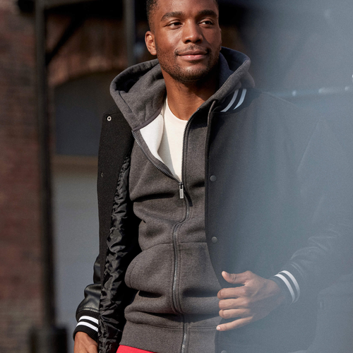

CSG Troupe Full-Zip Hoodie - Mens Grey/Grey Size 3XL