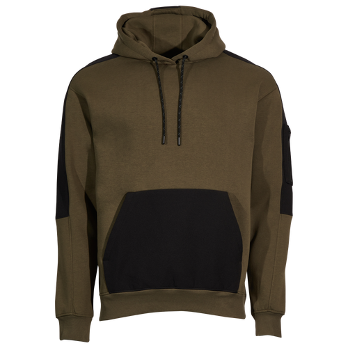 Csg Mens  Field Hoodie In Black/olive