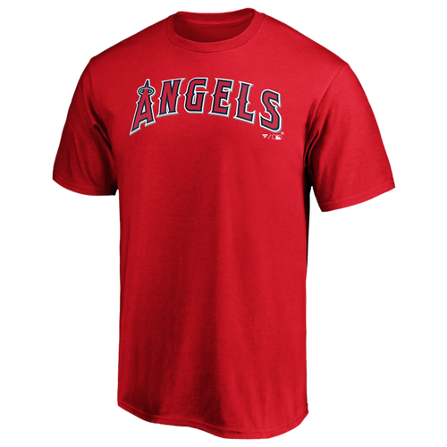 

Fanatics Mens Los Angeles Angels Fanatics Angels Official Wordmark T-Shirt - Mens Red Size XL