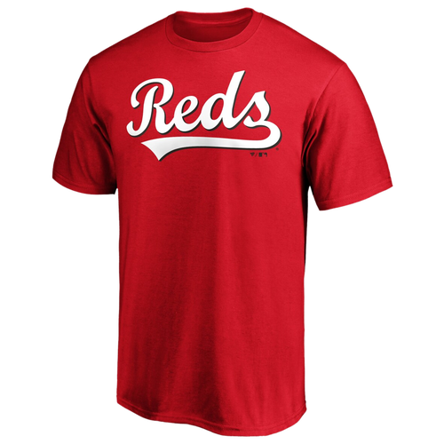 

Fanatics Mens Cincinnati Reds Fanatics Reds Official Wordmark T-Shirt - Mens Red Size XL