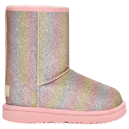 

Girls UGG UGG Classic II Sequin - Girls' Toddler Shoe Metallic Rainbow/Gold/Silver Size 06.0