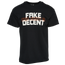 Fake Decent Wordmark T-Shirt - Men's Black/White/Orange