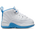 Jordan Retro 12 - Boys' Toddler White/University Blue