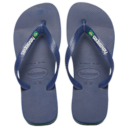 Women's - Havaianas Brasil Logo - Navy Blue