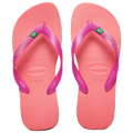 Havaianas Brasil Logo -  Pink/Coral