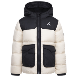 Boys' Preschool - Jordan Faux Down Jacket - Legend Lt Brown/Beige