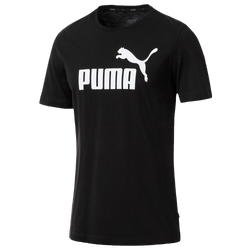 Men's - PUMA Essential Logo T-Shirt - Black