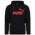 PUMA Essentials Big Logo Hoodie - Men's Puma Black/Red