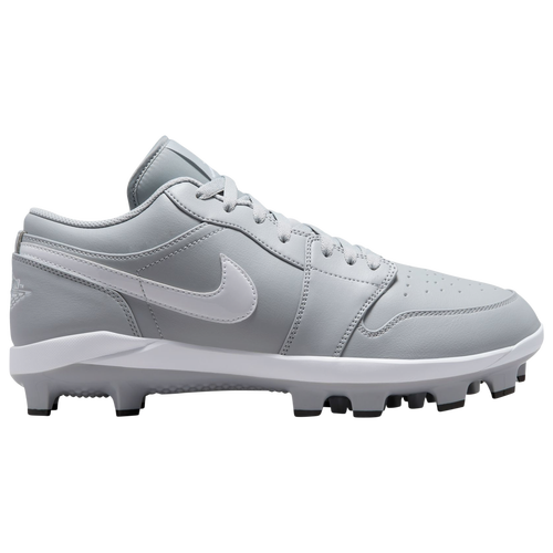 

Jordan Mens Jordan Retro 1 MCS Low - Mens Baseball Shoes Wolf Grey/White Size 10.0