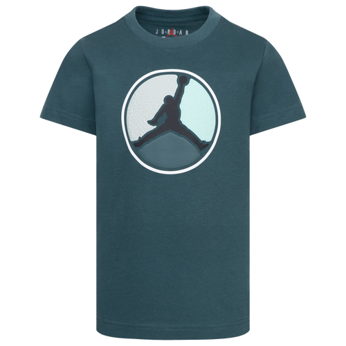 BOYS - Jordan Air Jordan Hbr Ring Short Sleeve T-Shirt - Black/Oxidized Green