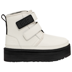 Girls' Grade School - UGG Neumel Platform Leather - White