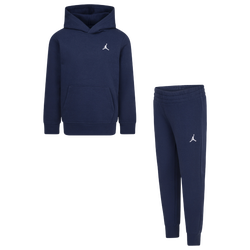 Boys' Preschool - Jordan Brooklyn Fleece Pullover Set - Midnight Navy/Navy