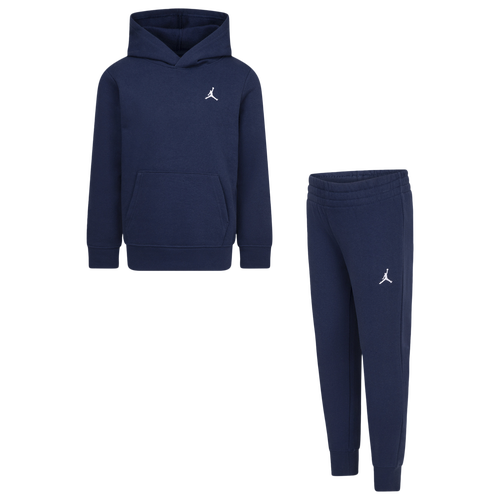 

Boys Preschool Jordan Jordan Brooklyn Fleece Pullover Set - Boys' Preschool Midnight Navy/Navy Size 4
