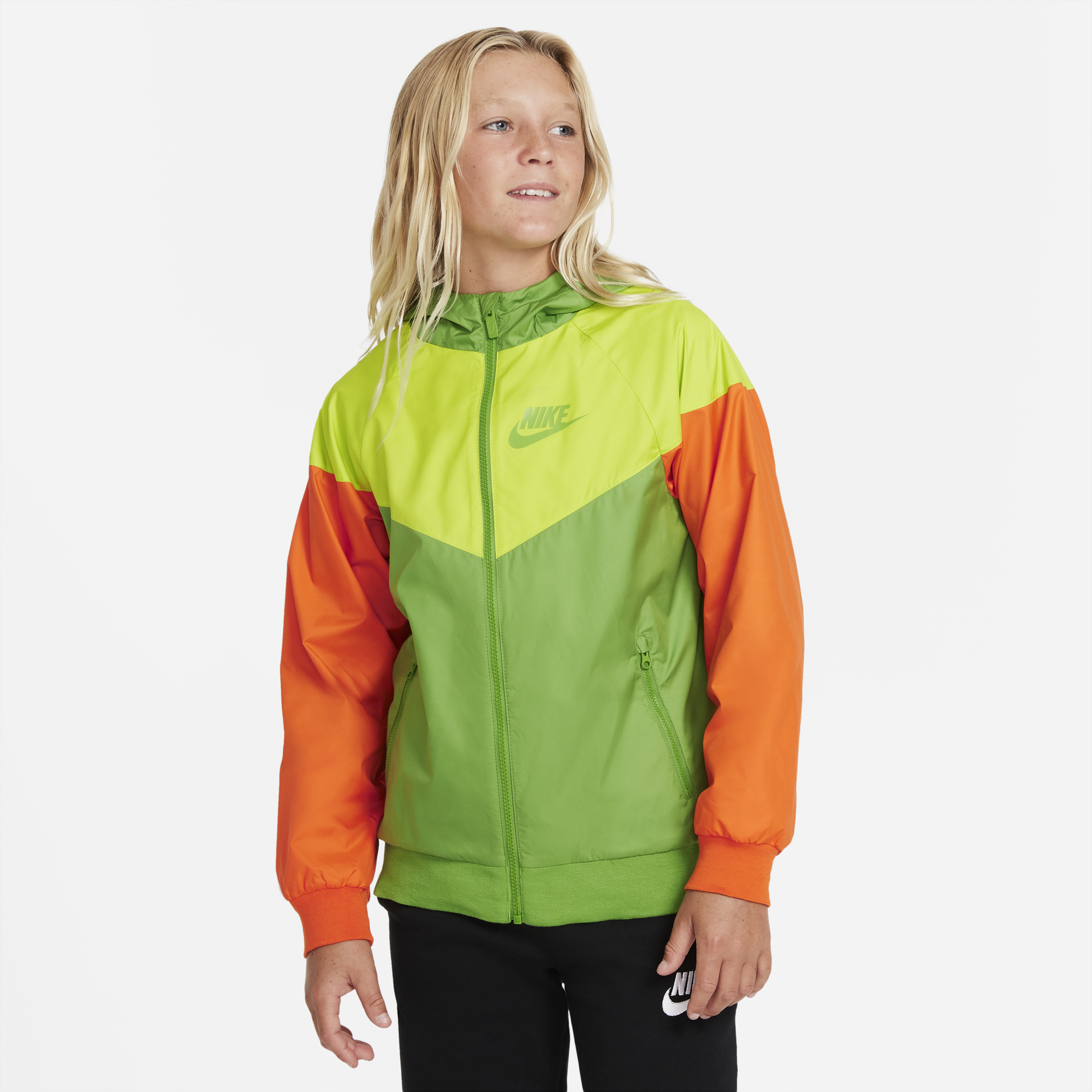 Nike windbreaker grade store school