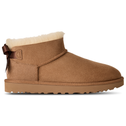 Women's - UGG Ultra Mini Bailey Bow - Chestnut
