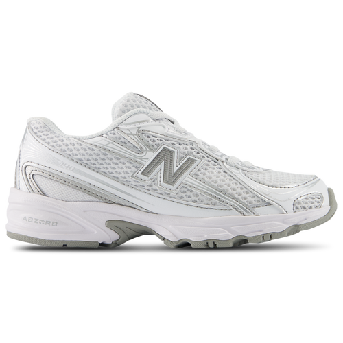 New Balance Boys 740 - Boy's Preschool Size 01.0 - Silver/White