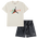 Jordan Festival Tie Dye Shorts Set - Boys' Preschool Iron Gray
