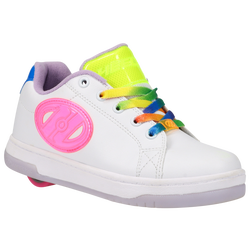 Girls' Grade School - Heelys Glower - White/Pink/Yellow