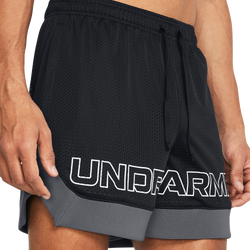 Men's - Under Armour Icon Mesh Elev Short - Black/White