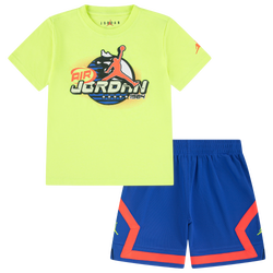 Boys' Preschool - Jordan Super Splash Tech Shorts Set - Game Royal