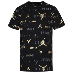 Boys' Preschool - Jordan Shine Jumpman T-Shirt - Black/White