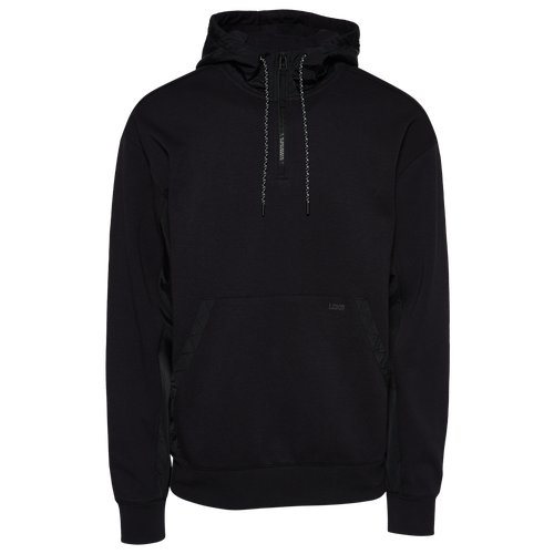 

LCKR Mens LCKR Knit Fleece Hoodie - Mens Black/Black Size XL