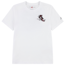 Boys' Preschool - Jordan Has Landed Short Sleeve T-Shirt - Red/White