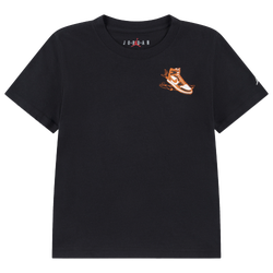 Boys' Preschool - Jordan Has Landed Short Sleeve T-Shirt - Black/Red