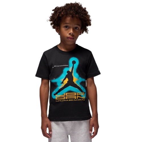Jordan Boys Preschool   Gamma 24 Retro T-shirt In Black