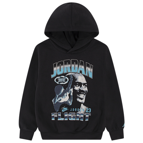 Jordan Kids' Boys   Greatness Defined Flight Pullover Hoodie In Black