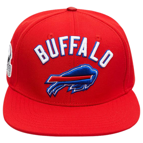 

Pro Standard Mens Pro Standard Bills Stacked Logo Hat - Mens Red/Red Size One Size