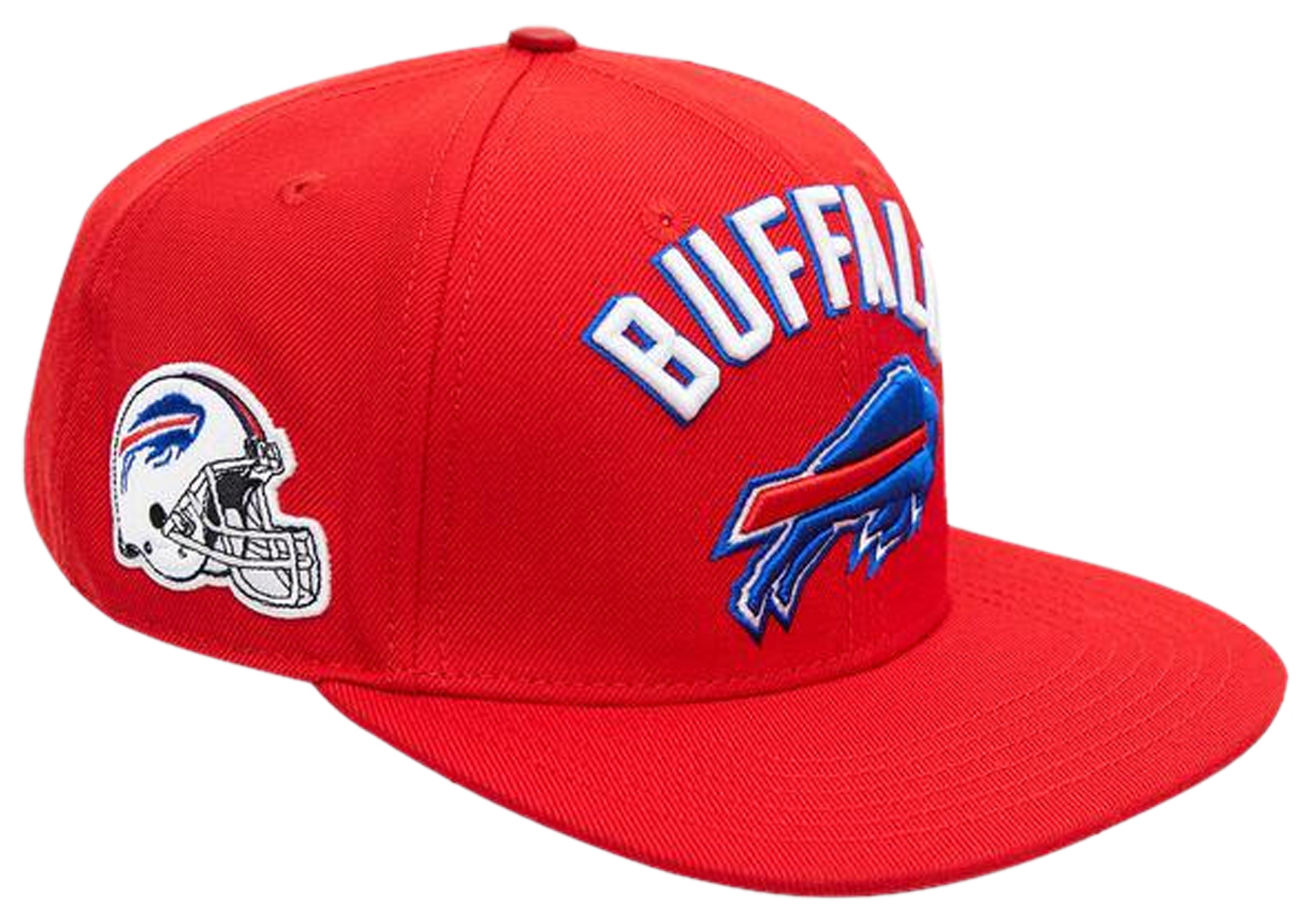 Men's Buffalo Bills Pro Standard Red Stacked Snapback Hat