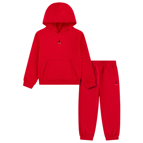 Boys Preschool Jordan Brooklyn Pullover Hoodie Set - Boys' Preschool Red